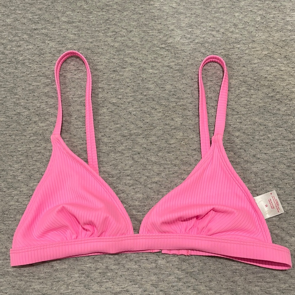 Hot pink bikini top